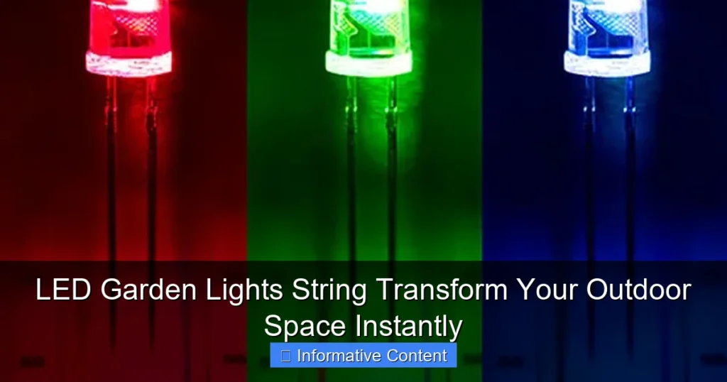 LED Garden Lights String Transform Your Outdoor Space Instantly