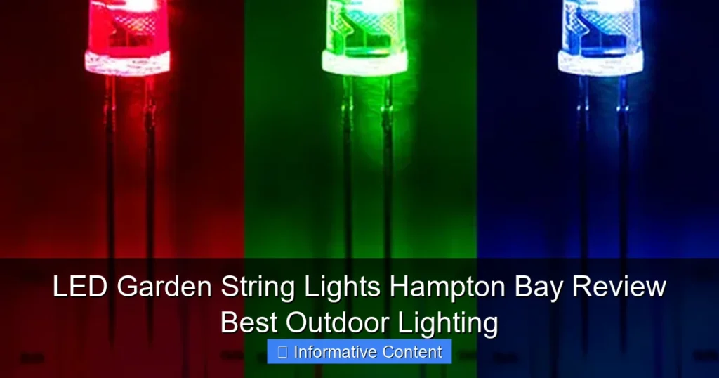 LED Garden String Lights Hampton Bay Review Best Outdoor Lighting