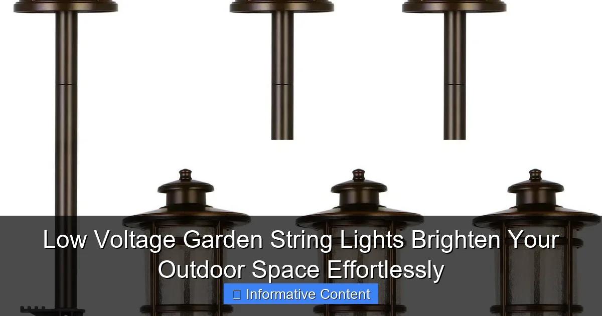 Low Voltage Garden String Lights Brighten Your Outdoor Space Effortlessly