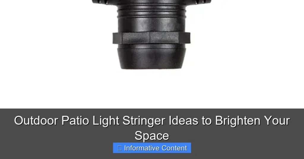Outdoor Patio Light Stringer Ideas to Brighten Your Space