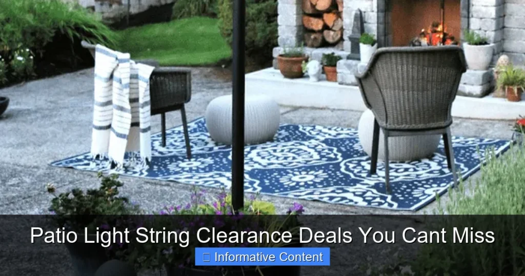 Patio Light String Clearance Deals You Cant Miss