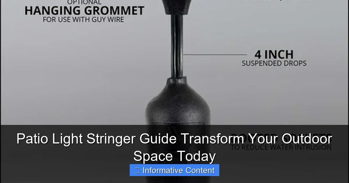 Patio Light Stringer Guide Transform Your Outdoor Space Today