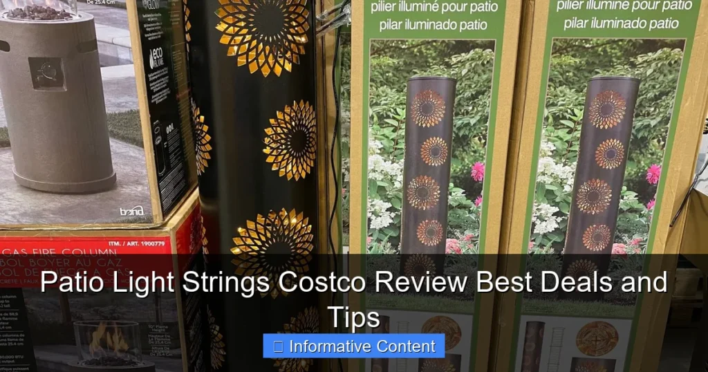 Patio Light Strings Costco Review Best Deals and Tips