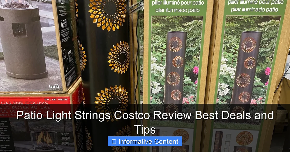 Patio Light Strings Costco Review Best Deals and Tips