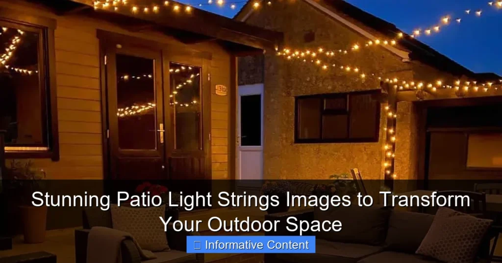 Stunning Patio Light Strings Images to Transform Your Outdoor Space