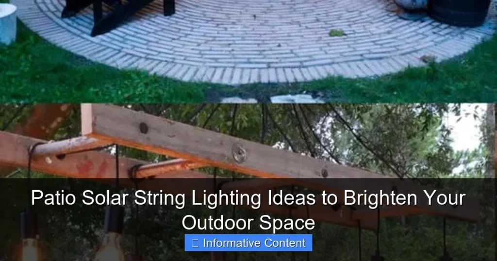 Patio Solar String Lighting Ideas to Brighten Your Outdoor Space