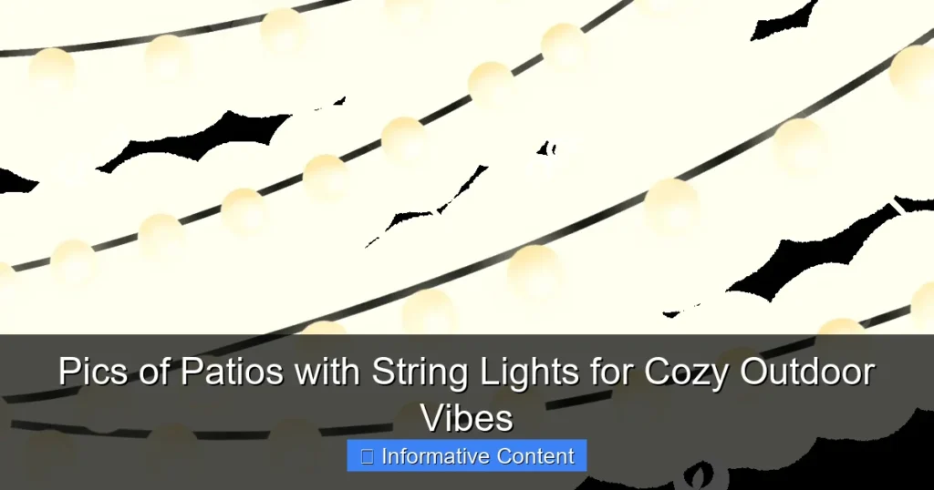 Pics of Patios with String Lights for Cozy Outdoor Vibes