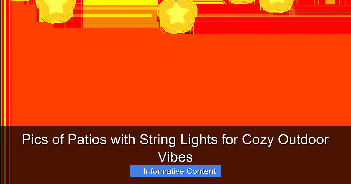 Pics of Patios with String Lights for Cozy Outdoor Vibes