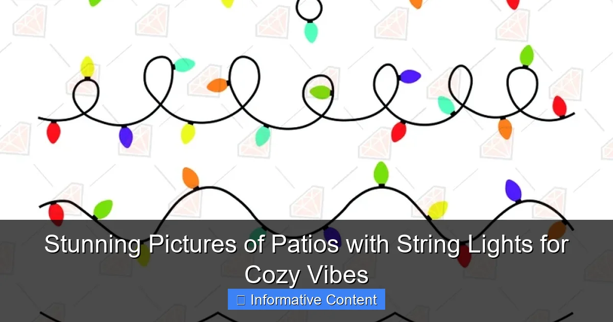 Stunning Pictures of Patios with String Lights for Cozy Vibes