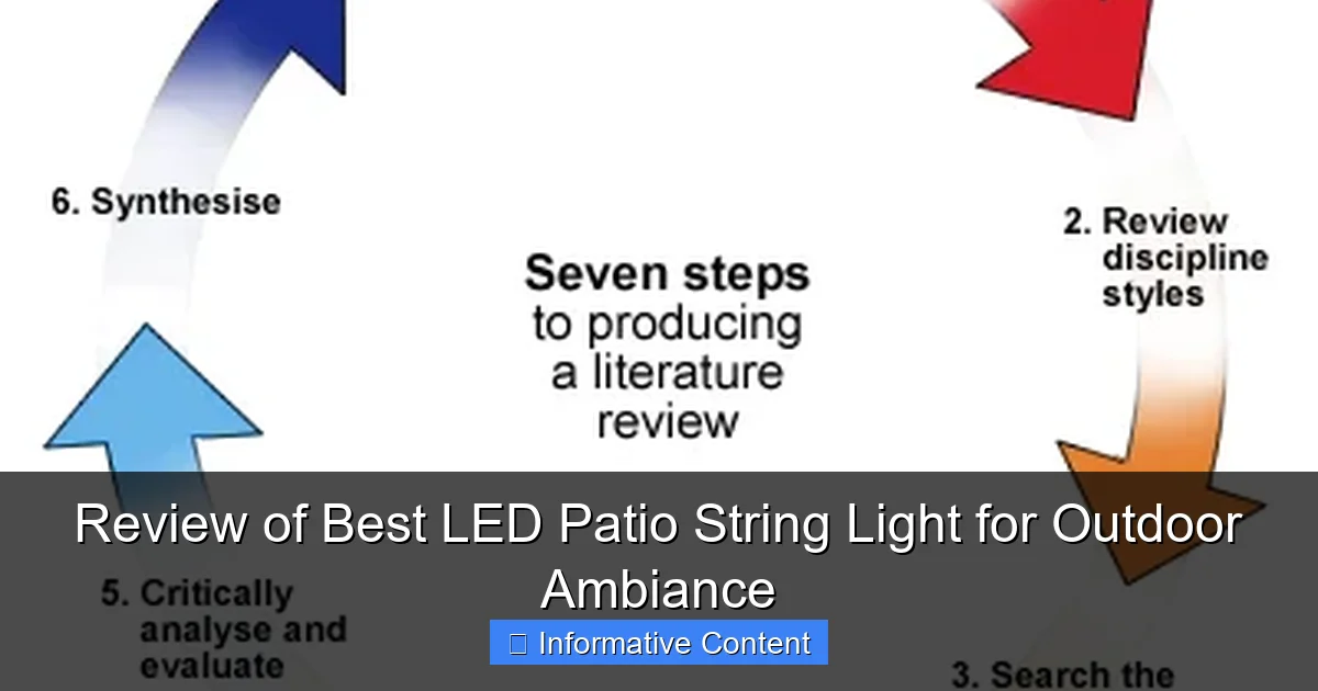 Review of Best LED Patio String Light for Outdoor Ambiance
