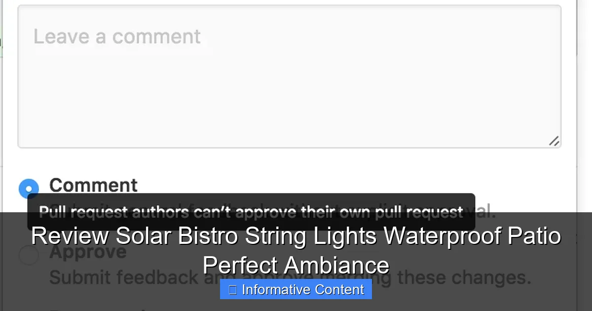 Review Solar Bistro String Lights Waterproof Patio Perfect Ambiance
