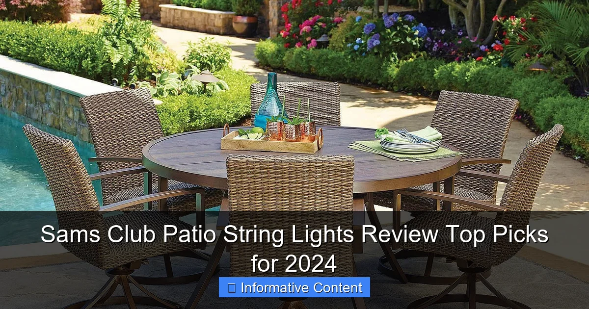 Sams Club Patio String Lights Review Top Picks for 2024