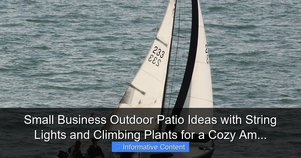 Small Business Outdoor Patio Ideas with String Lights and Climbing Plants for a Cozy Am...