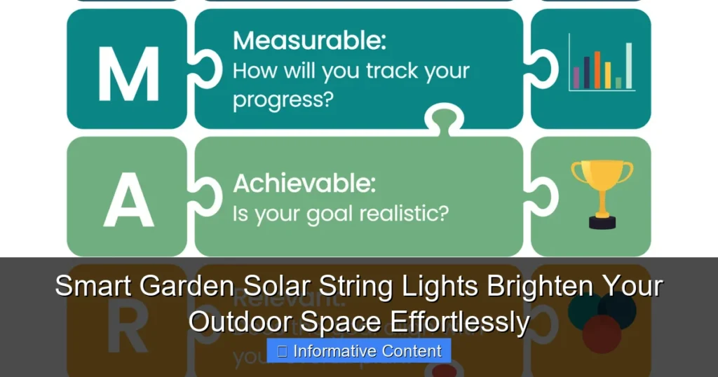 Smart Garden Solar String Lights Brighten Your Outdoor Space Effortlessly