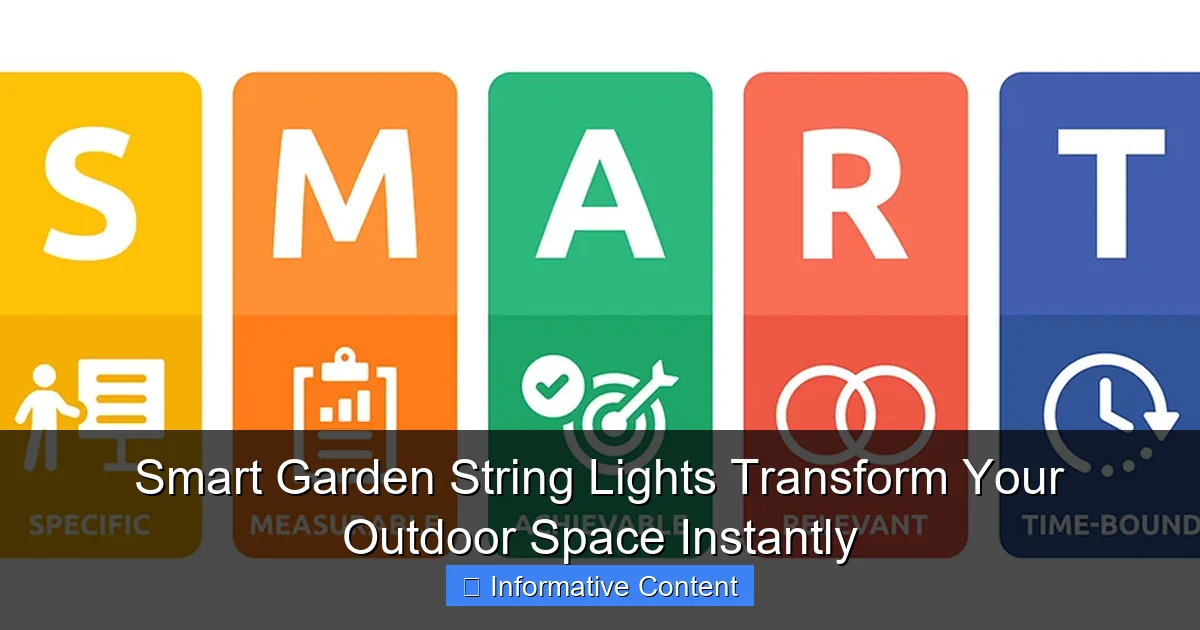 Smart Garden String Lights Transform Your Outdoor Space Instantly
