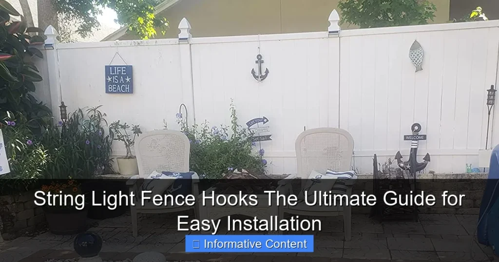 String Light Fence Hooks The Ultimate Guide for Easy Installation