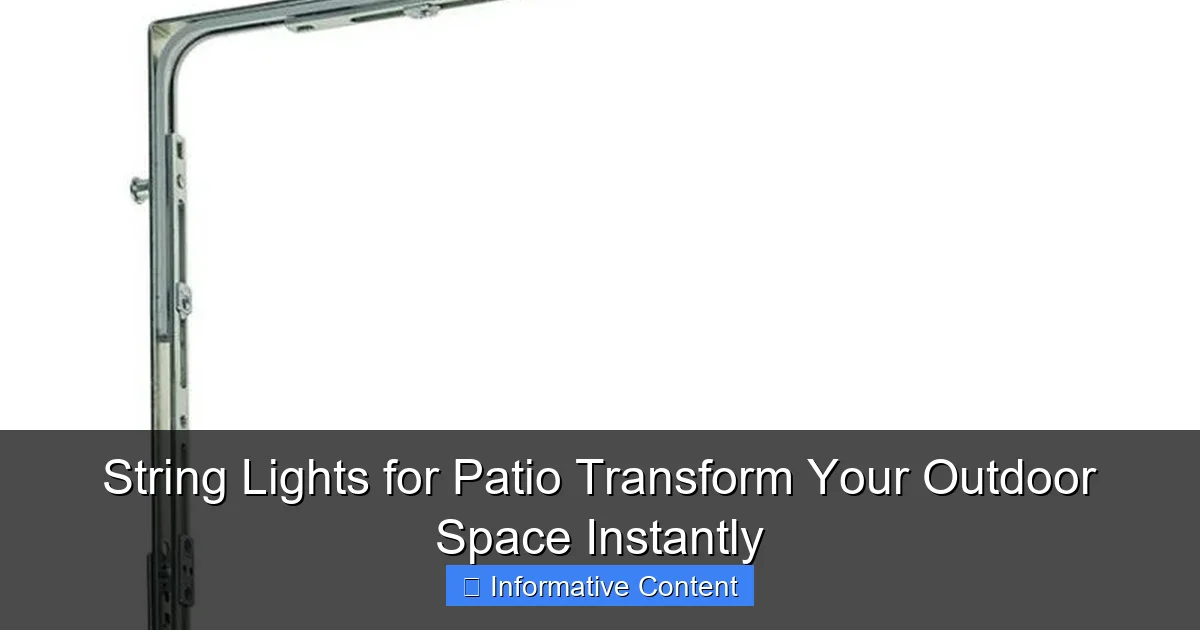 String Lights for Patio Transform Your Outdoor Space Instantly