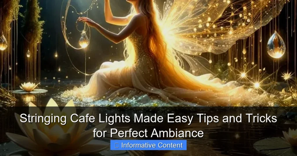 Stringing Cafe Lights Made Easy Tips and Tricks for Perfect Ambiance