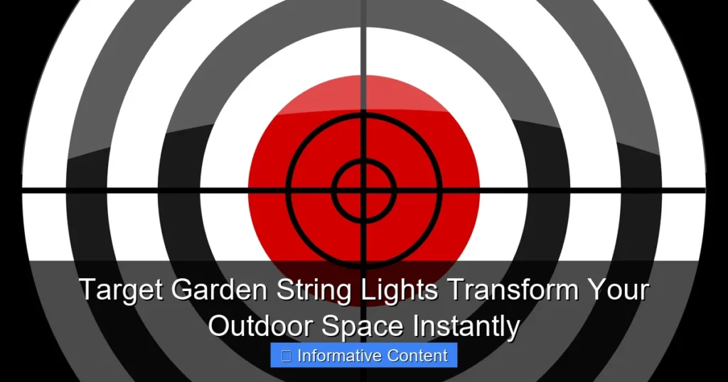 Target Garden String Lights Transform Your Outdoor Space Instantly