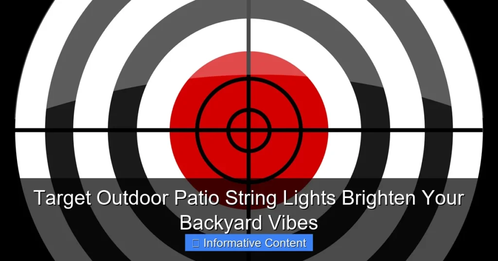 Target Outdoor Patio String Lights Brighten Your Backyard Vibes