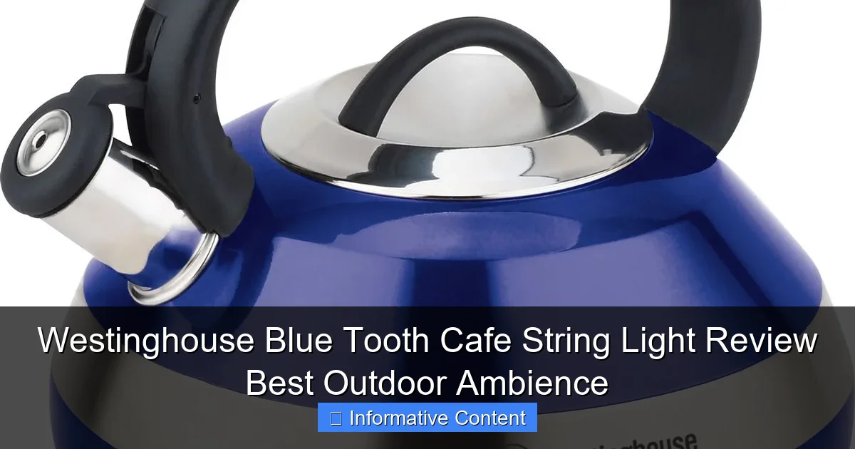 Westinghouse Blue Tooth Cafe String Light Review Best Outdoor Ambience