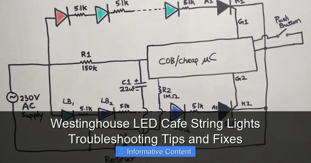 Westinghouse LED Cafe String Lights Troubleshooting Tips and Fixes