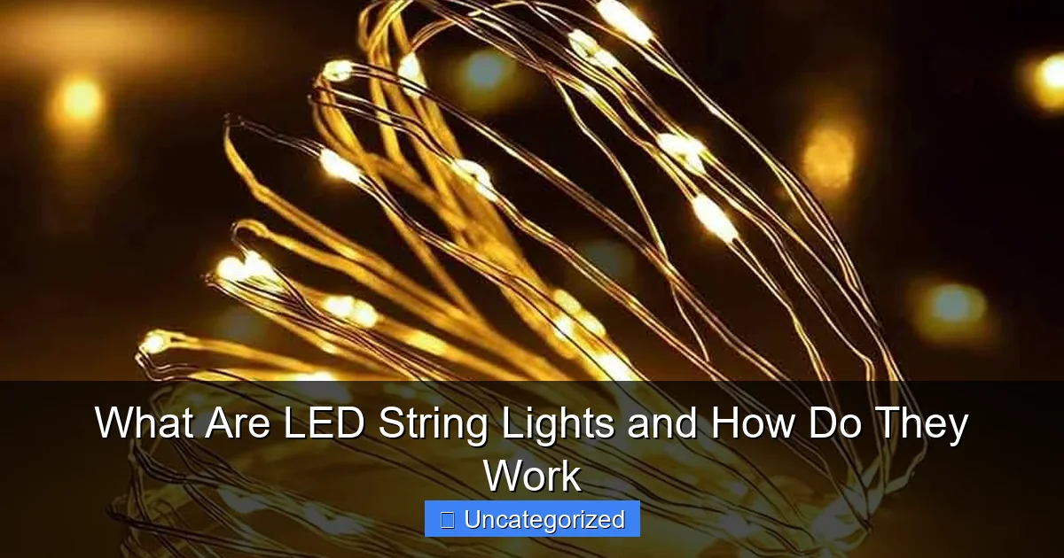 What Are LED String Lights and How Do They Work
