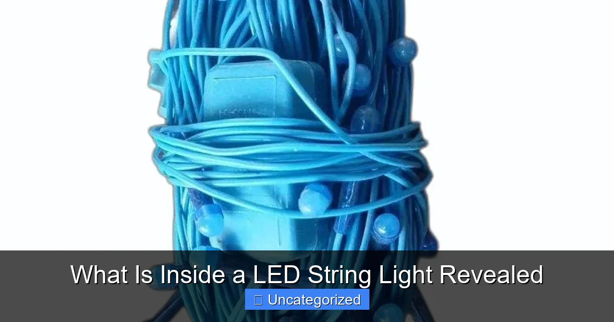 What Is Inside a LED String Light Revealed