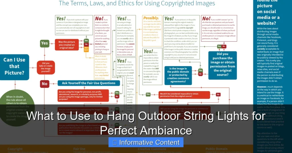 What to Use to Hang Outdoor String Lights for Perfect Ambiance