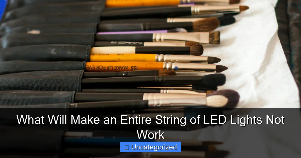 What Will Make an Entire String of LED Lights Not Work