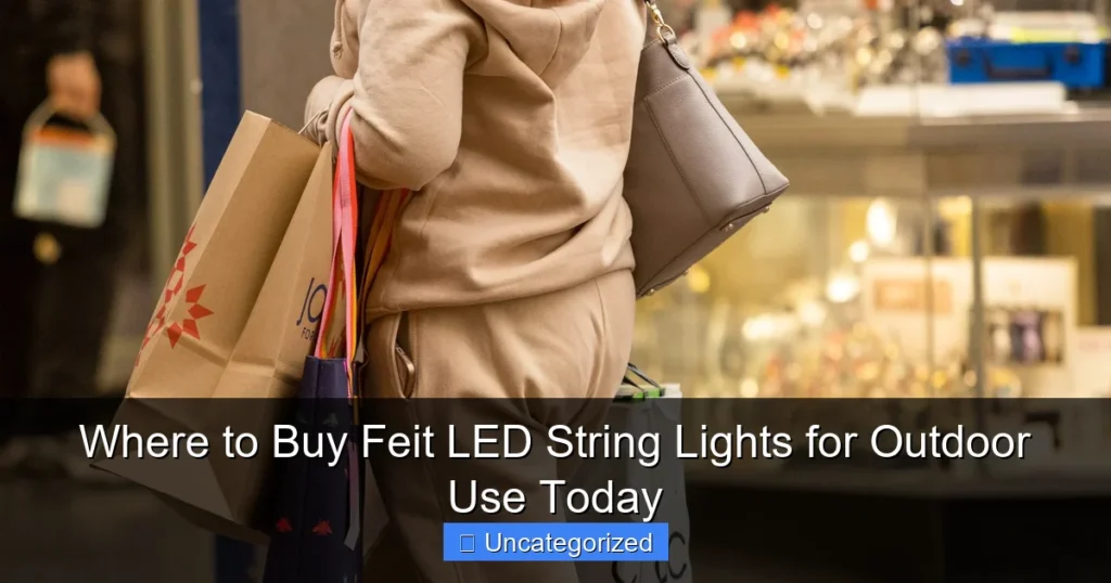 Where to Buy Feit LED String Lights for Outdoor Use Today