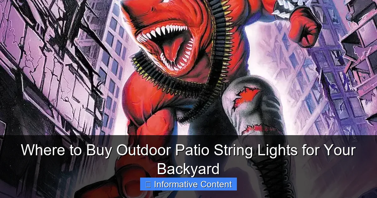 Where to Buy Outdoor Patio String Lights for Your Backyard