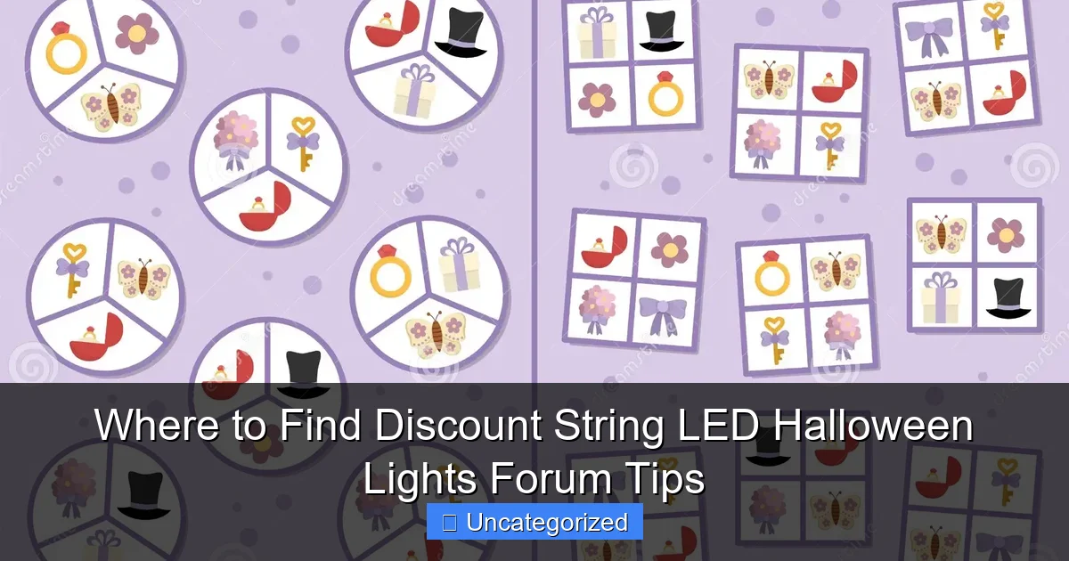 Where to Find Discount String LED Halloween Lights Forum Tips