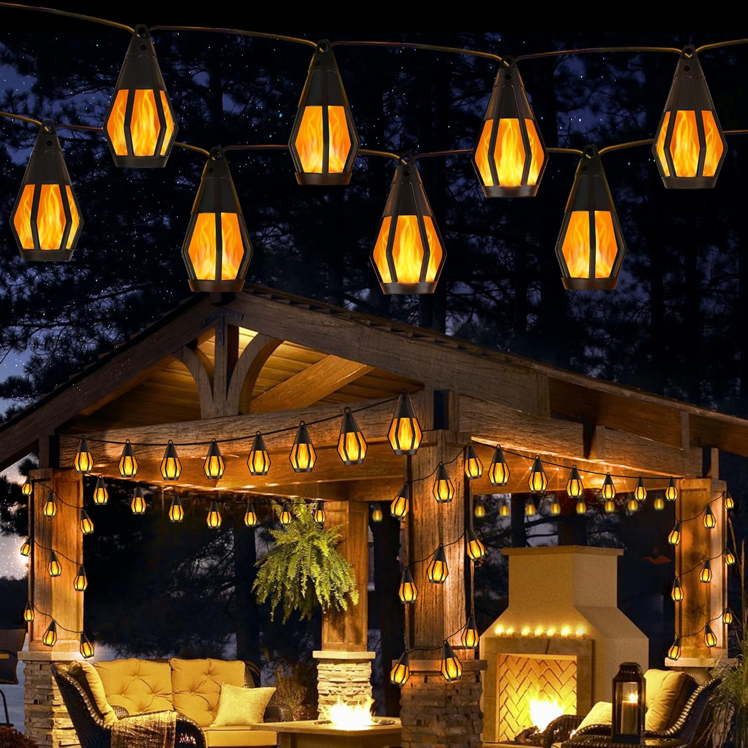 Jnaurb Solar String Lights Review 2026: Best Waterproof Outdoor Flickering Flame